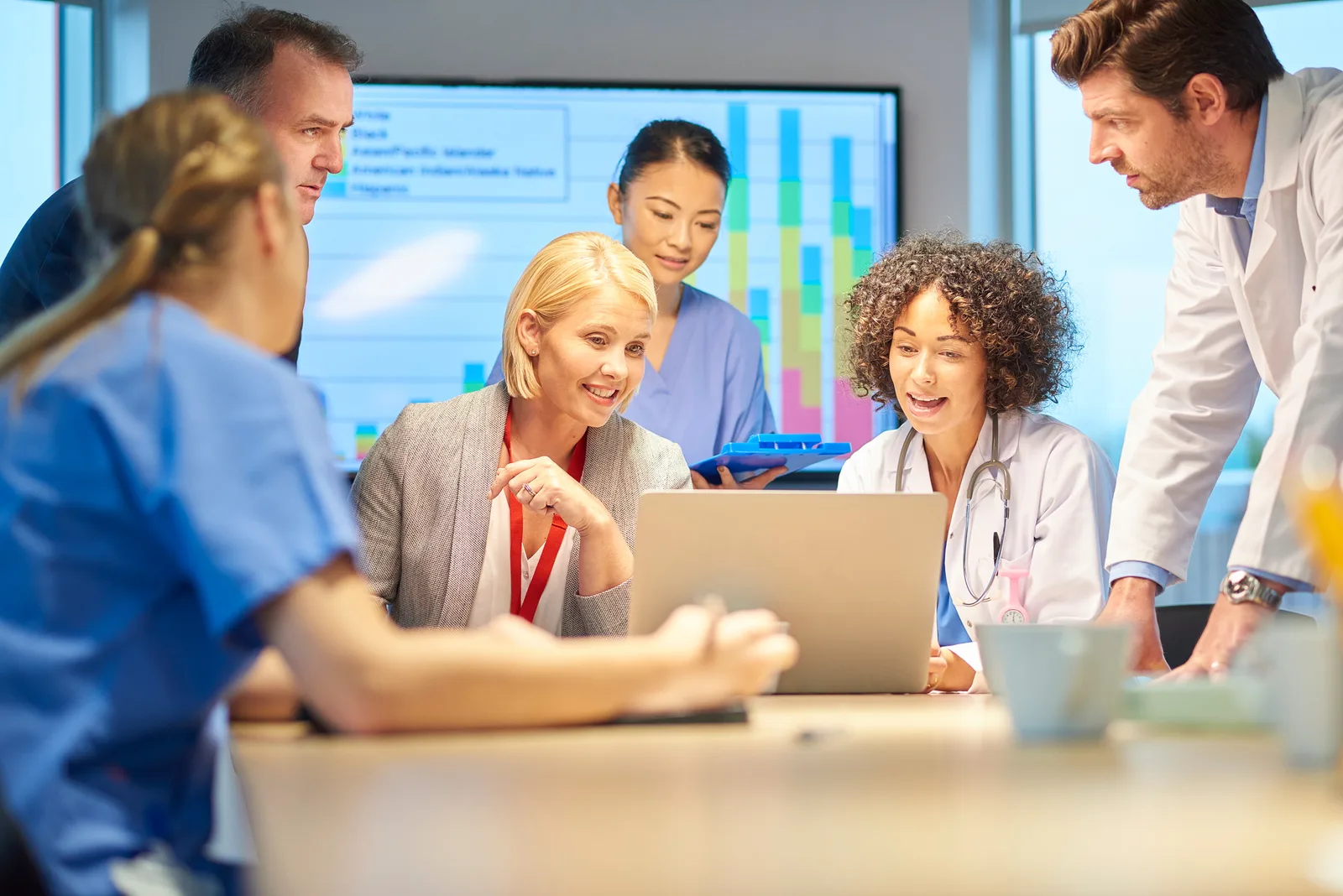 Healthcare team supporting United States revenue-cycle operations